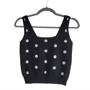Victor Glemaud Target Sleeveless Polka Dot Knit Tank Top Vest